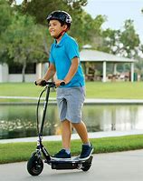 Image result for Razor Sports Equipment E100 Glow Electric Scooter Black Model: 1311...
