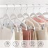 Image result for White Hangers for Pants Two Lines