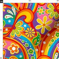 Image result for 60s Psychedelic Flower Patterns