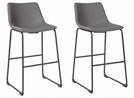 Image result for Brigham Barstool: Set Of 2 In Black By Ashley Furniture IND