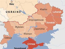 Image result for Ukraine Map Ethnic Russians