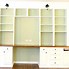 Image result for Wooden Desk with Bookcase
