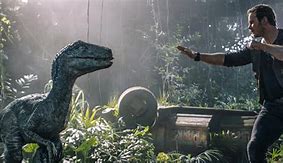 Image result for Jurassic Park Raptor Chris Pratt