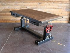 Image result for Industrial Standing Desk