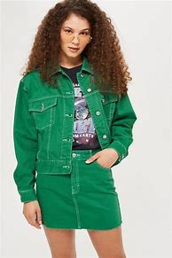 Image result for Jean Jacket with a Fluffy Hoodie