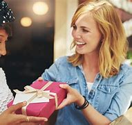 Image result for Happy Person with Present