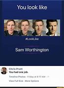 Image result for Sam Worthington Vs. Chris Pratt
