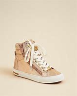 Image result for Girls Gold High Top Sneakers