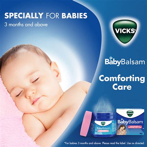 Buy Vicks Vaporub Baby Balsam 100g Online at Chemist Warehouse®