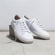 Image result for Gray and White Leather Sneakers