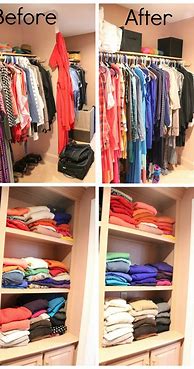 Image result for Ideas for Organizing Clothes