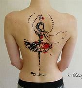 Image result for Dancing Girl Tattoo