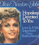 Image result for Olivia Newton-John Hopelessly Devoted to You DVD-Cover
