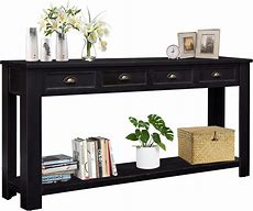Image result for Black Console Table