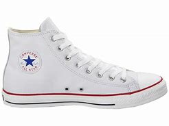 Image result for White Leather High Top Converse