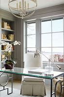 Image result for Small Home Office Desk Glass