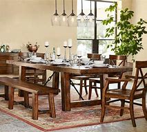 Image result for Pottery Barn Benchwright Dining Table