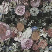 Image result for Dark Floral Wall Murals