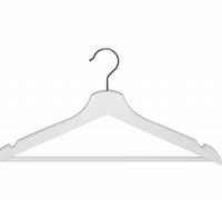 Image result for White Wooden Clothes Hangers