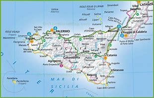 Image result for Italy and Sicily Map