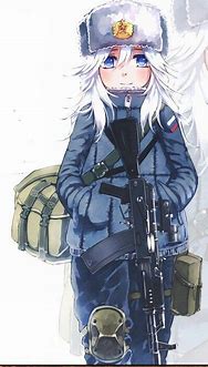 Image result for Russia Anime Soldier