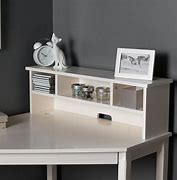 Image result for Corner Laptop Writing Desk with Optional Hutch