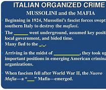 Image result for Italian Organized Crime