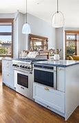 Image result for Kitchen Island with Stove and Microwave