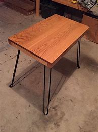 Image result for Small Solid Wood Desk with Drawers