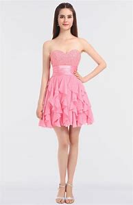Image result for Pink Mini Dresses for Dates