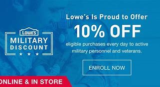 Image result for Lowes.com Military Update Profile