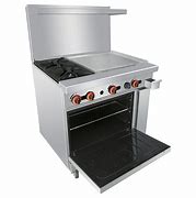 Image result for Commercial Range with Grill