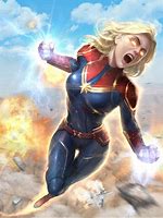 Image result for Avengers 4 Captain Marvel Art