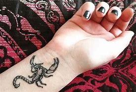 Image result for Girl Scorpion Tattoo