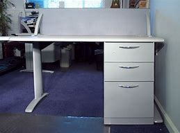 Image result for 7 Drawer Steel Office Desk