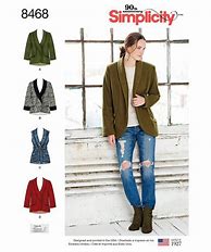 Image result for Sewing Patterns for Ladies Jackets