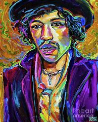 Image result for Jimi Hendrix Wearing Psychedelic Ties