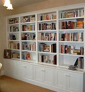 Image result for Home Office Library Shelves