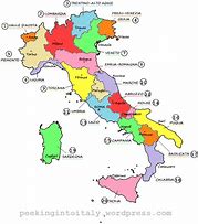 Image result for Provinces of Italy List and Map