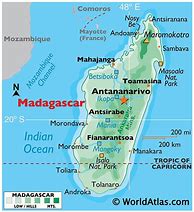 Image result for Map Showing Madagascar