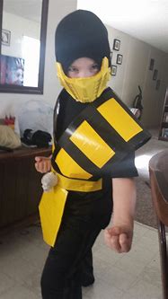 Image result for Scorpion Mortal Kombat Costume Kids