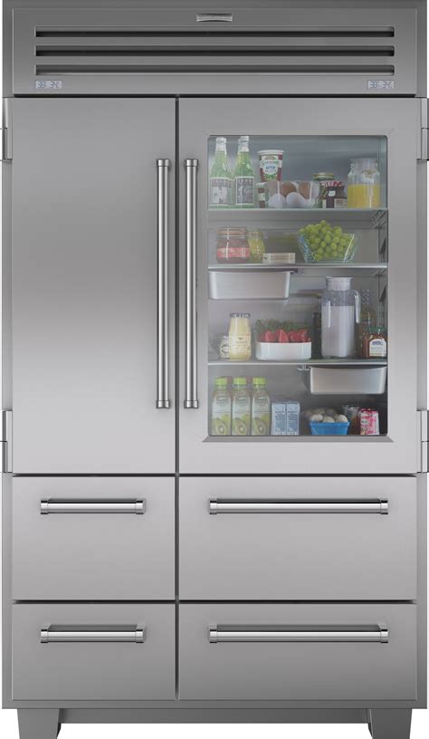 Sub Zero 648PROG 48 Inch Built in Side by Side Refrigerator with 18.4  