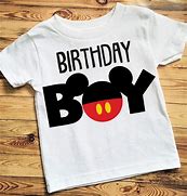 Image result for Mickey Mouse Birthday Boy Shirt