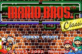 Image result for Mario Bros Classic Game Over