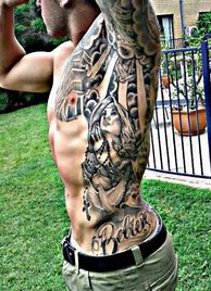 Image result for Men's Rib Tattoos