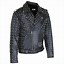 Image result for Red Leather Jacket Men with Spikes