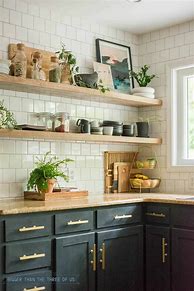 Image result for Wood Kitchen Shelves