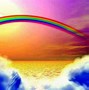 Image result for Rainbow Clouds and Sun