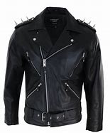 Image result for Leather Motorcycle Jacket with Hood