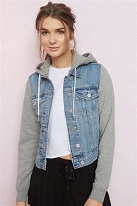 Image result for Jean Sweater Jacket